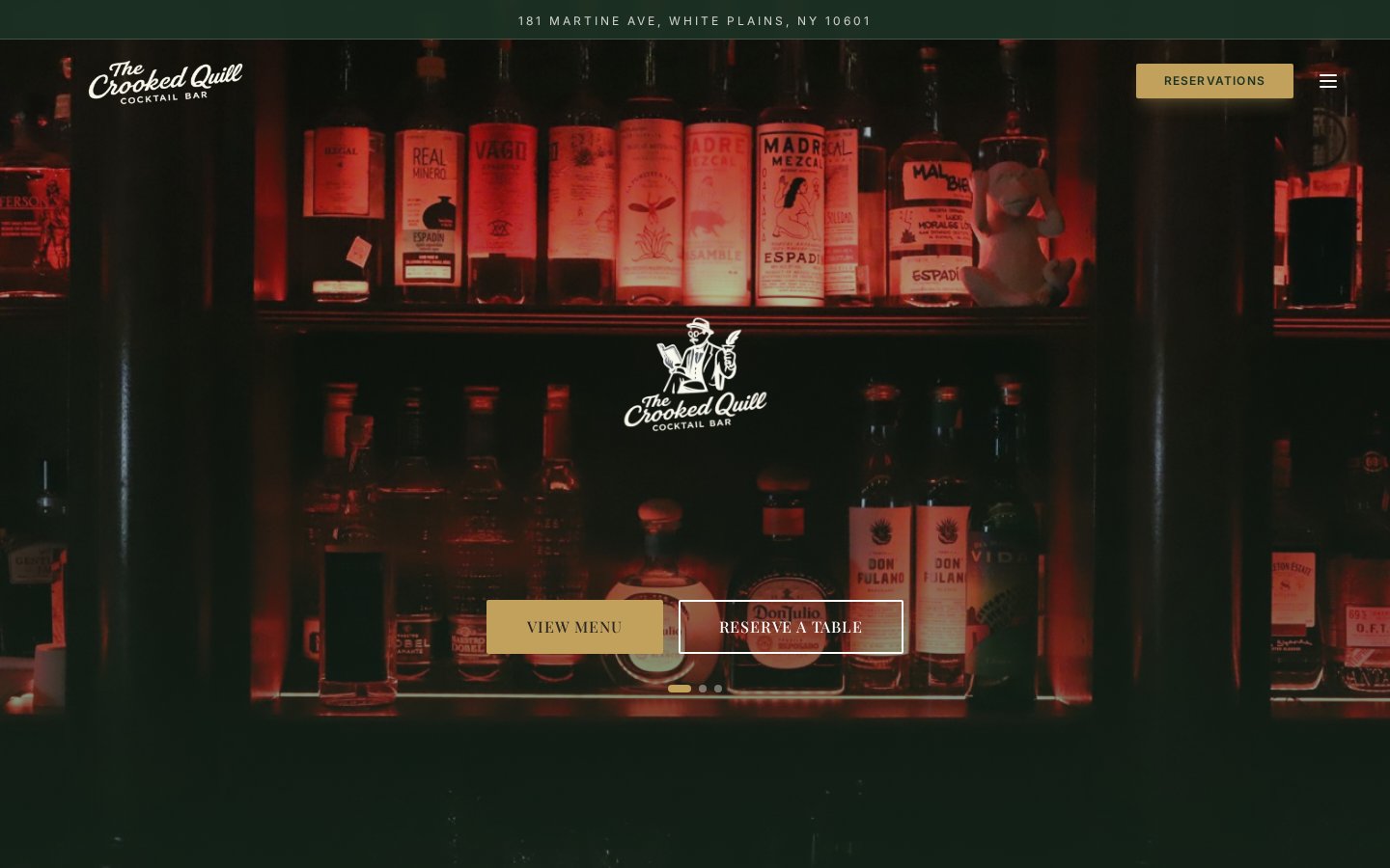 The Crooked Quill's new premium website hero